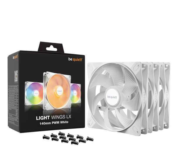 BE QUIET! Light Wings LX 120mm PWM Triple Pack 3x120mm - 1287579 - zdjęcie 4